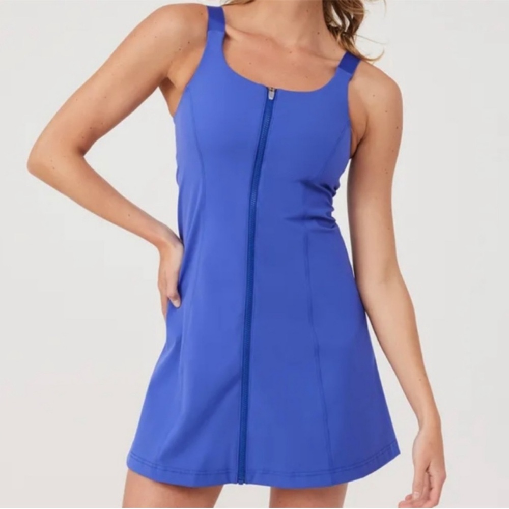Outdoor Voices Blue Powerhouse Dress